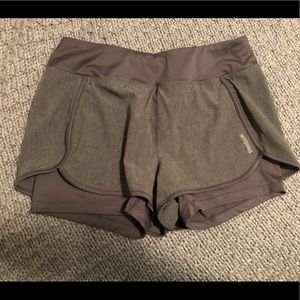 Reebok grey running shorts